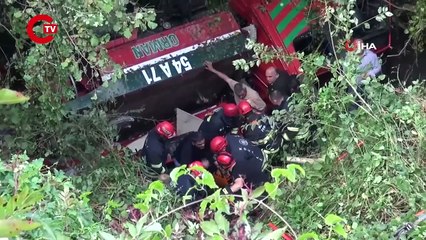 Uçuruma devrilen arazözdeki orman işçisi, 18 gün sonra yaşamını yitirdi