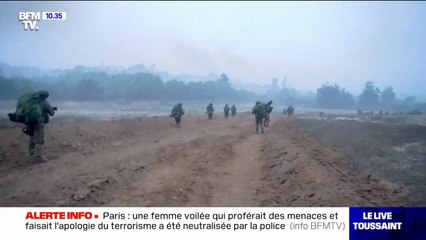 L'armée israélienne diffuse les images de son offensive terrestre à Gaza