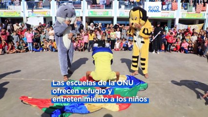 Jugar para olvidar: el difícil pero necesario cometido con los niños de Gaza