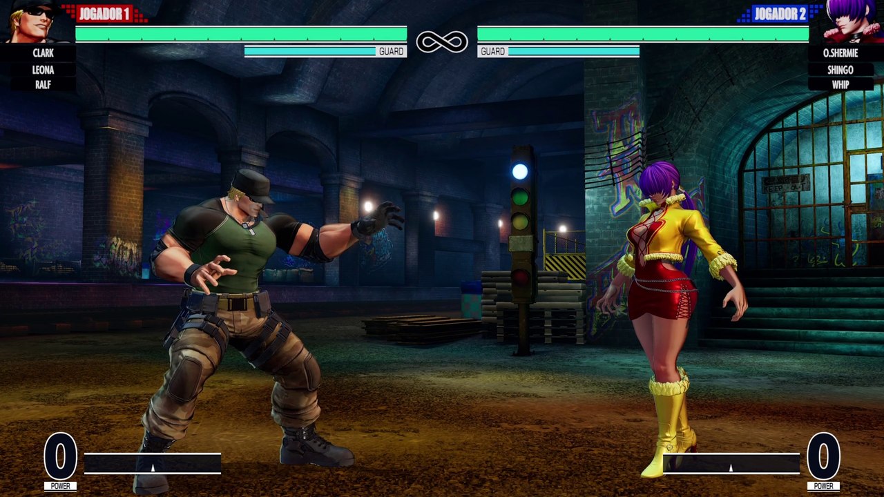 THE KING OF FIGHTERS XV CLARK/LEONA/RALF VS O.SHERMIE/SHINGO/WHIP