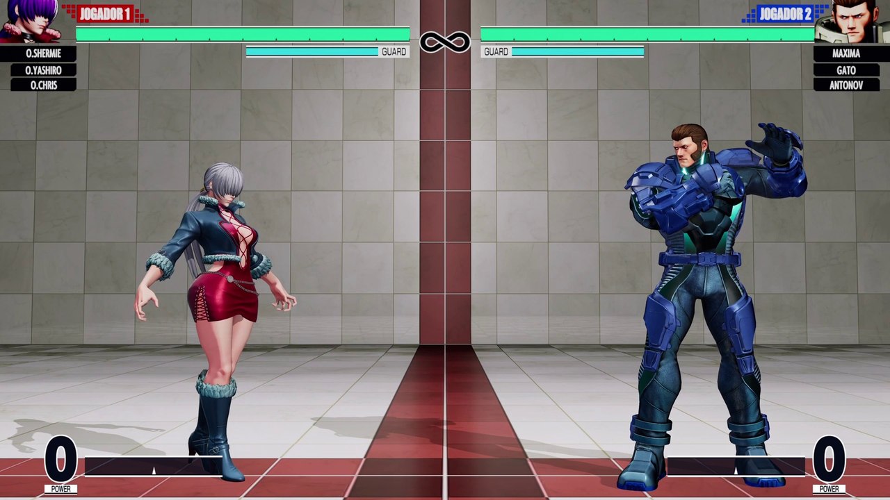 THE KING OF FIGHTERS XV O.SHERMIE/O.YASHIRO/O.CHRIS VS MAXIMA/GATO/ANTONOV