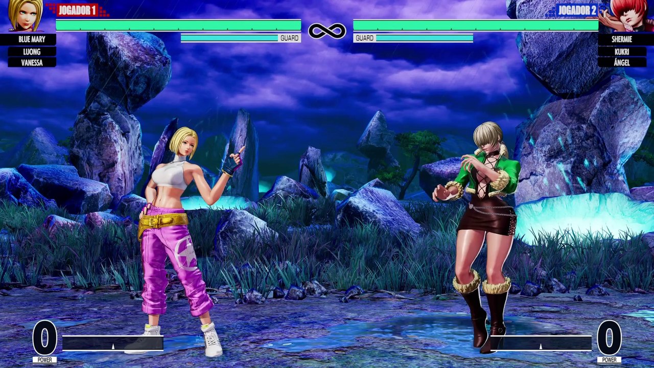 THE KING OF FIGHTERS XV BLUE MARY/LUONG/VANESSA VS SHERMIE/KUKRI/ÁNGEL