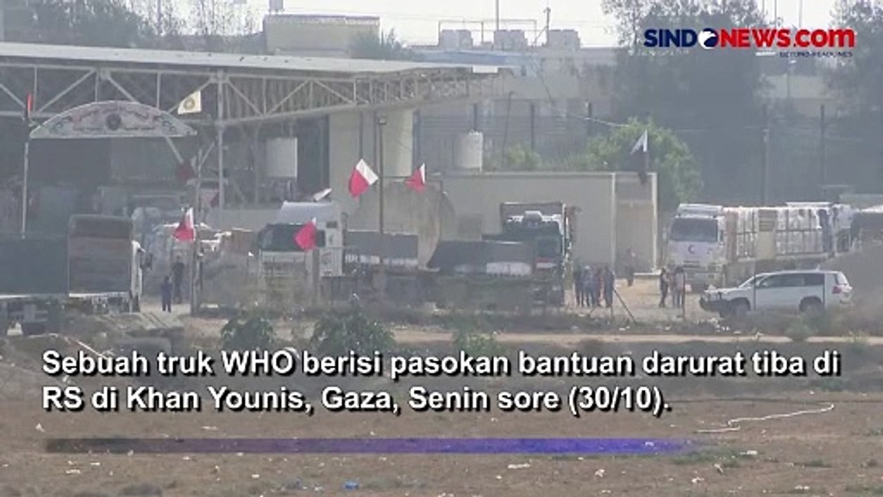Bantuan WHO di Gaza Tiba Setelah Bantuan Kemanusiaan Terbesar dari Mesir