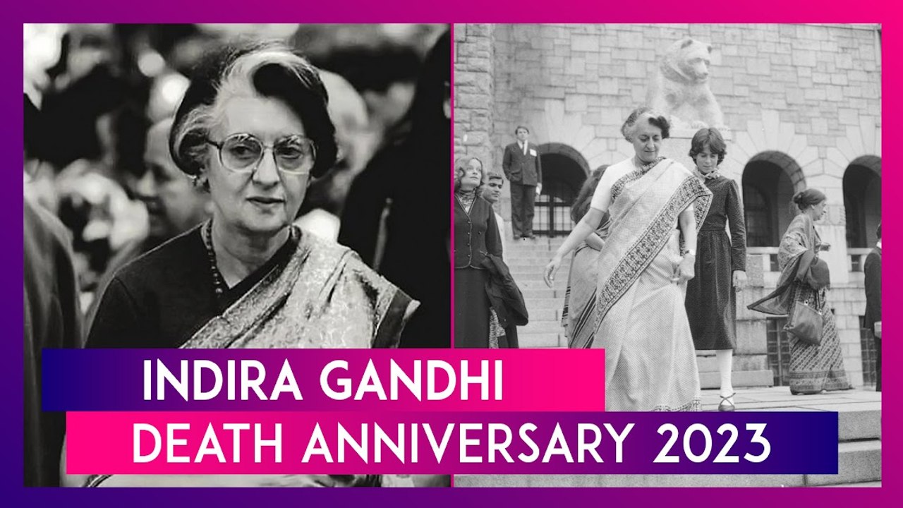 Indira Gandhi Death Anniversary 2023 Sonia Gandhi, Rahul Gandhi Offer Floral Tributes To Former