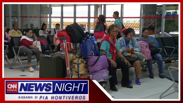 Ilang mga pasahero ngayon pa lang bumabiyahe pa-probinsya