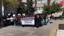 Hacettepe Üniversitesi öğrencilerinden eylem: Ölmeye değil okumaya geldik!