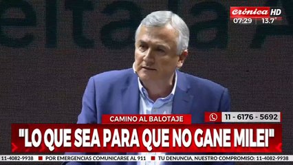 Morales recargado: "Voy a hacer lo que sea para que no gane Milei"