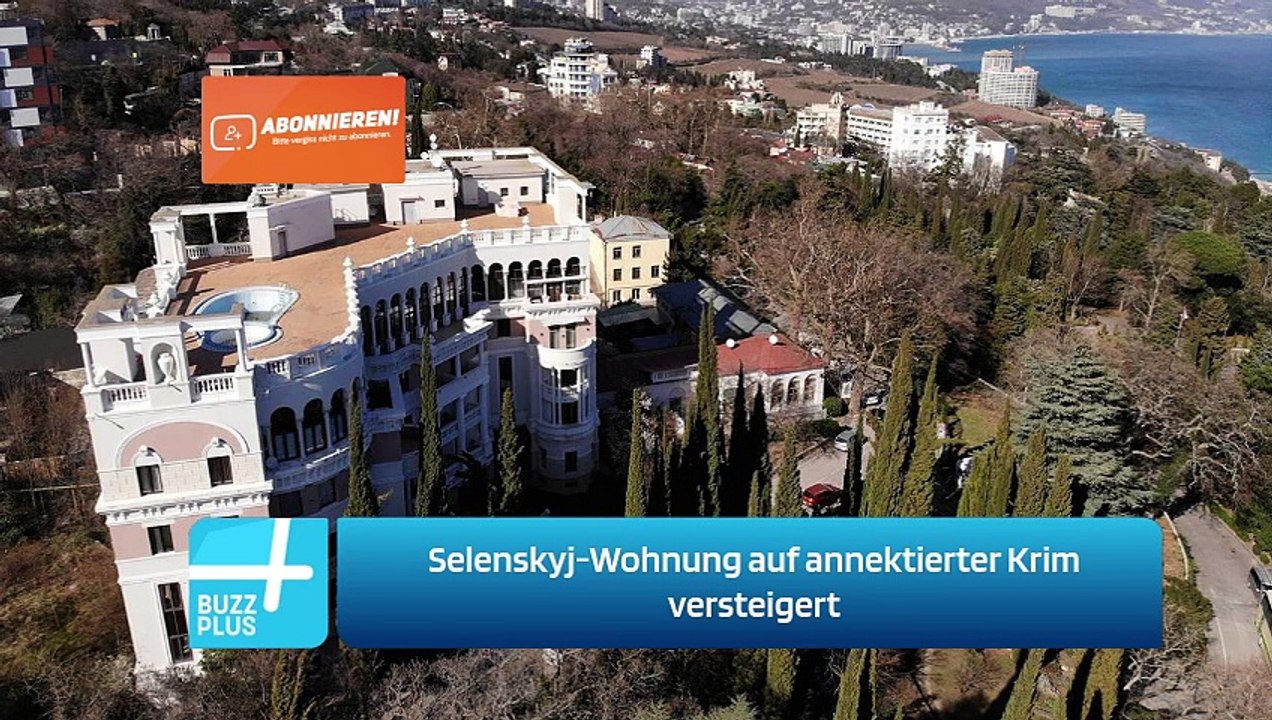 Selenskyj-Wohnung auf annektierter Krim versteigert
