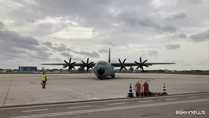 Medio Oriente, secondo C-130 dell'Aeronautica Militare con aiuti umanitari per Gaza
