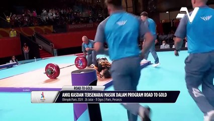 Aniq Kasdan tersenarai masuk Program Road To Gold