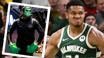 The Greek Hulk! - Giannis' Halloween surprise