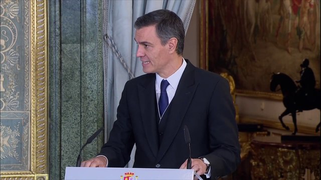 Pedro Sánchez: El juramento es la manera que tenemos las personas de establecer un futuro seguro en un mundo lleno de incertidumbres