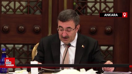 Cevdet Yılmaz, Ulusal Yapay Zeka Stratejisi Yönlendirme Kurulu Toplantısı"nda konuştu