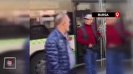 Bursa'da bir halk otobüsü şoförü çok konuşuyorsunuz diyerek yolcuları indirdi