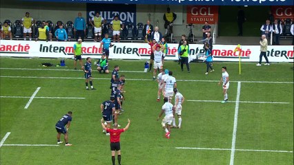 TOP 14 - Essai de Baptiste CHOUZENOUX (R92) - Montpellier Hérault Rugby - Racing 92 - Saison 2023-2024