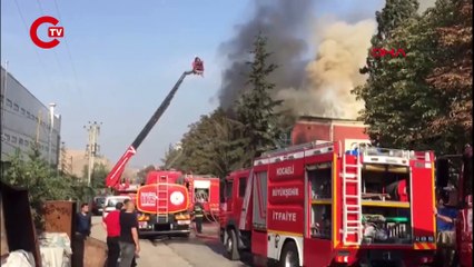 Kocaeli'de fabrika yangını 1'i ağır 3 işçi yaralı