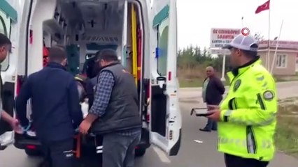 Edirne'de tır ile motosiklet çarpıştı: 1 yaralı