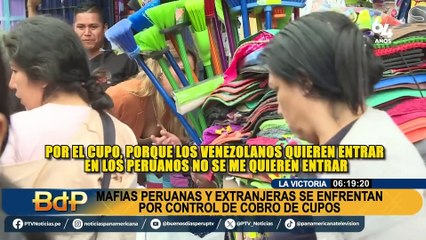 La Victoria: mafias de peruanos y extranjeros se siguen enfrentando por control de av. Aviación