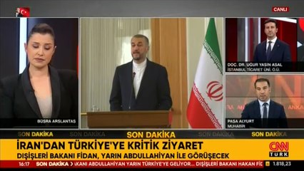 Son dakika... İran Dışişleri Bakanı, yarın Türkiye'ye geliyor