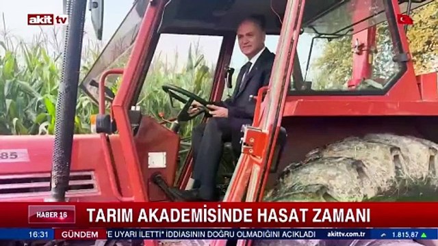 Tarım akademisinde hasat zamanı