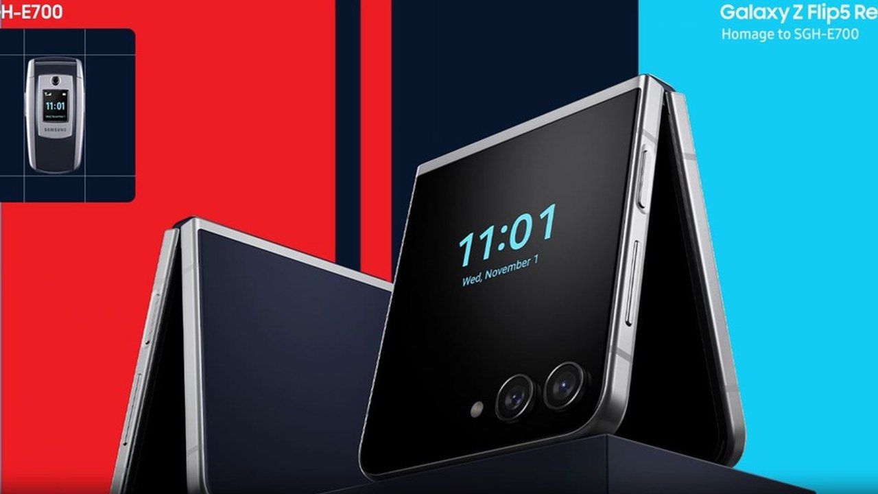 Samsung bringt eine Retro-Variante des Galaxy Z Flip5 auf den Markt