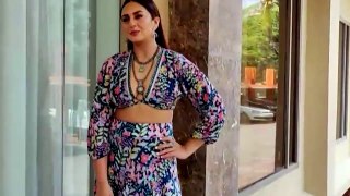 Huma Qureshi Snapped for Promotion her Upcoming Movie