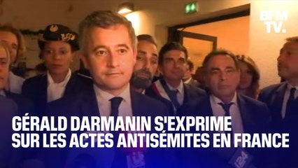 Actes antisémites en France: le point presse de Gérald Darmanin en intégralité
