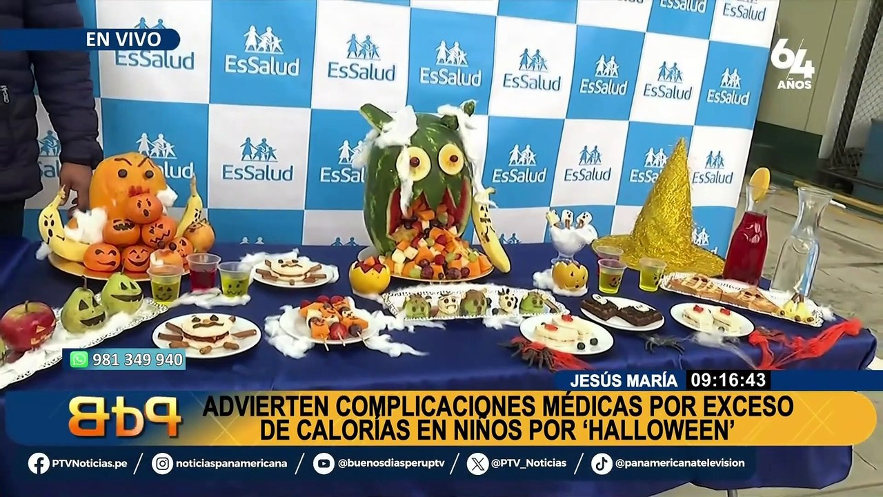 Halloween: conozca opciones de dulces saludables para celebrar con los más pequeños
