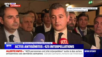 Gérald Darmanin sur les contenus antisémites en ligne: "Nous appelons à la responsabilité des plateformes, qui doivent réguler leurs contenus"