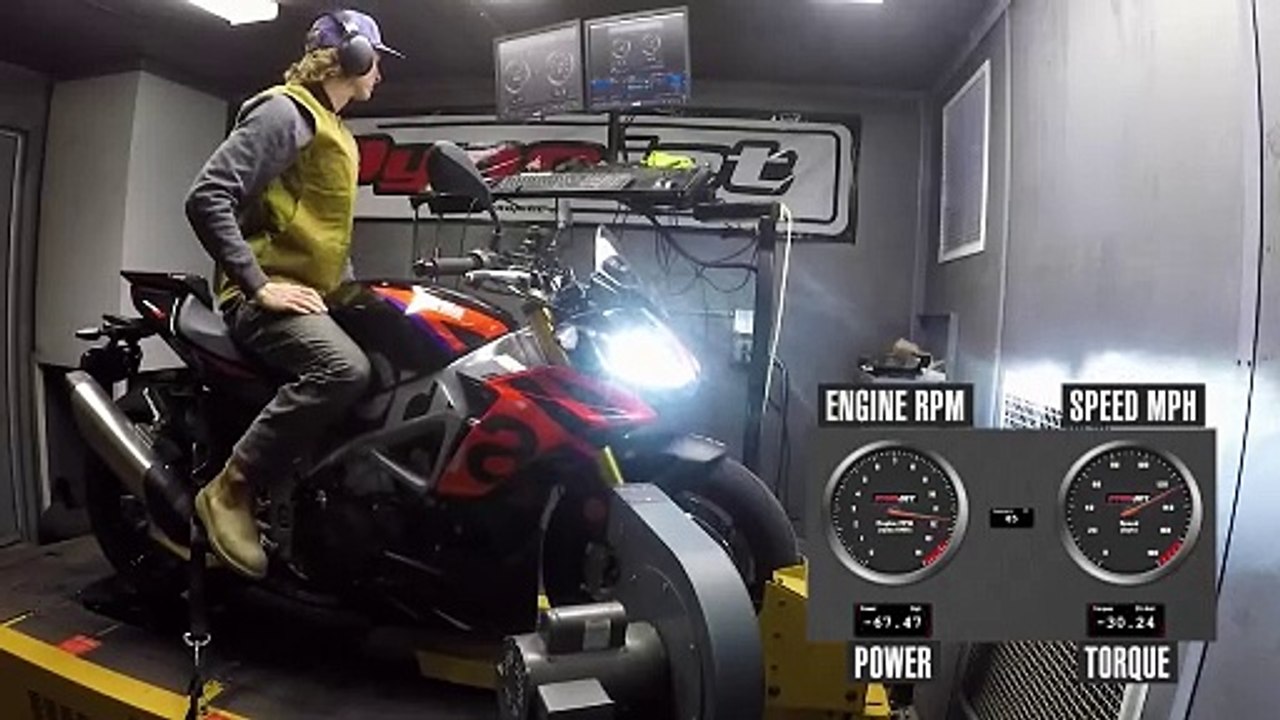 2023 Aprilia Tuono V4 Factory Dyno Test