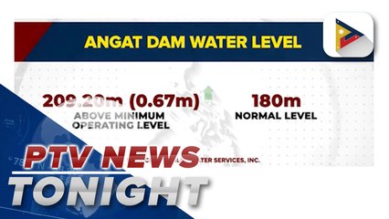 Angat Dam water level increased