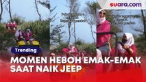 Momen Heboh Emak-Emak saat Naik Jeep Ini Bikin Ngakak: Ya Allah Rombongan Blackpink!