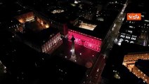 Palazzo Chigi si illumina di rosa per prevenzione tumori al seno