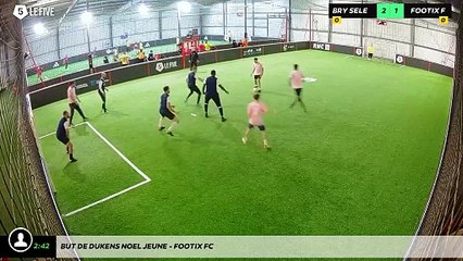 But de Dukens NOEL JEUNE - Footix FC