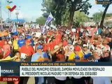 Cojedes | Pueblo de San Carlos desborda las calles y ratifica su apoyo al Pdte. Nicolás Maduro