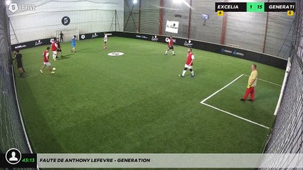 Faute de Anthony LEFEVRE - GENERATION