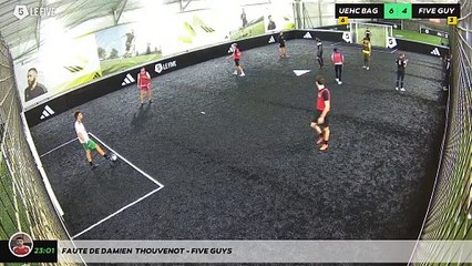 Faute de Damien  Thouvenot - FIVE guys