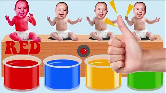 Bad Baby Bathing Colors FUNNY Learn Colors With Cakes And Basketball Songs For Kids