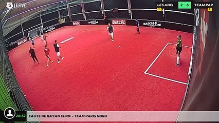 Faute de Rayan CHRIF - TEAM PARIS NORD