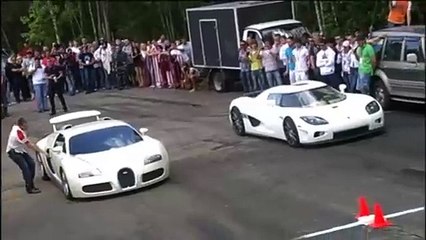 Bugatti Veyron vs Koenigsegg CCXF (60-310+ km-h)