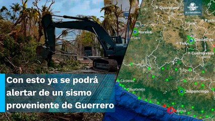 23 de los 26 sensores sísmicos en Guerrero ya han sido restablecidos