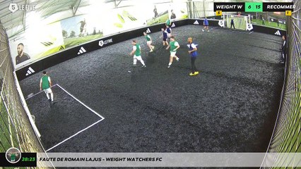 Faute de Romain LAJUS - WEIGHT WATCHERS FC