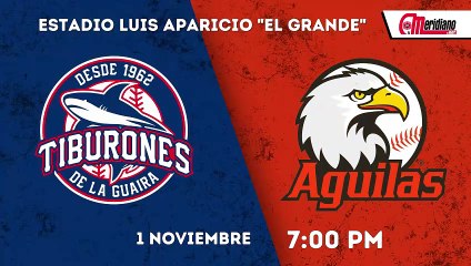 LVBP: Juegos del miércoles, 1 de noviembre.