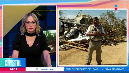 Abuelito, damnificado por el Huracán Otis, solicita láminas para su vivienda