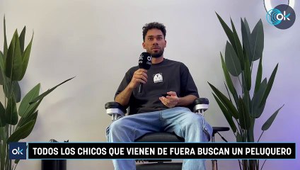 Jorge Zúñiga, el peluquero de Valdebebas: "Mi objetivo es que los futbolistas se sientan como en casa"