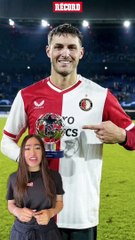 SANTI GIMÉNEZ apunta para ser el delantero del BARÇA #SantiGiménez #Feyenoord #Barça