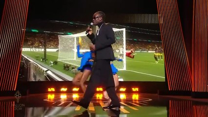 Rema Performs His Hit Song 'Calm Down' At The 2023 Ballon d'Or