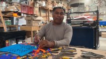 El pueblo productor de papel picado comienza a dar color al Día de Muertos de México