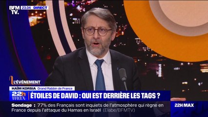 Haïm Korsia (grand rabbin de France): "Si on fait de la lutte contre l'antisémitisme une grande cause nationale, on arrivera à faire quelque chose"