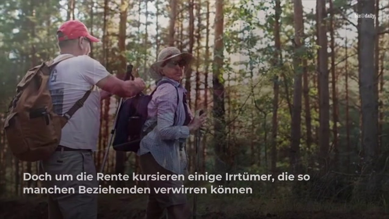 Rente: Diese 5 Irrtümer verwirren